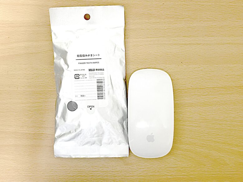 無印良品の指型歯みがきシート