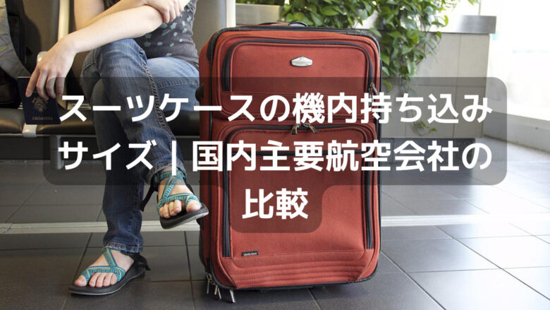 スーツケースと座っている人のイメージ